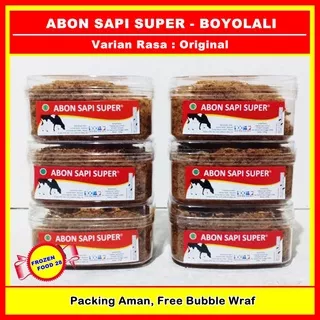Abon Sapi Super Rasa Original & Pedas / Daging Sapi Asli Boyolali / Abon Sapi Premium Halal