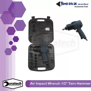 Air Impact Wrench 1/2 Twin Hammer / Bor Angin Pembuka Ban Benz 1/2