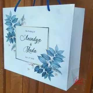 Paperbag Custom paperbag wedding paperbag bridesmaid paper bag full color