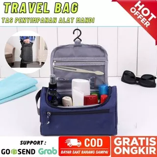 Tas Travel Kit Toiletries Organizer Portable / Tas Alat Mandi Praktis / Travel Bag Alat Mandi / Tas Alat Mandi Praktis