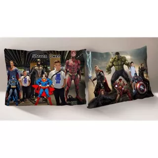 BANTAL CUSTOM TEMA THE AVENGERS BATMAN SUPERMAN HULK IRON MAN BIKIN BANTAL CUSTOM FOTO WAJAH BANTAL