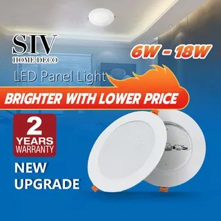 SIV 6W 9W 12W 18 Watt Lampu Downlight Lampu LED Plafon Inbow Ceiling Panel Lights  Rumah, Waranti 2 Tah