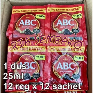 KECAP ABC SACHET 25ML / 1 DUS / 144 SACHET