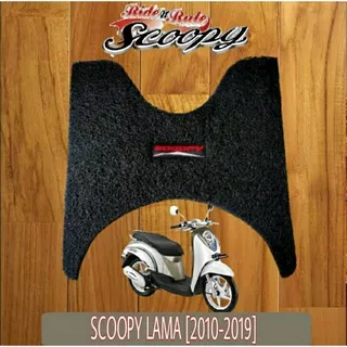 karpet scoopy karbu/lama/scoopy FI/scoopy eSP/pijakan kaki scoopy 2010 2019 bahan nomad karpet mie bihun