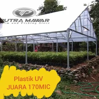 Plastik UV 6 / plastik Ultra Violet / Green House (UV 14%-170 mikron) Lebar 6 Meter/uv6/plastik yupi