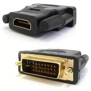 Converter Dvi 24+1 Male to Hdmi Female connector - DVI 24 Pin To HDMI Gender