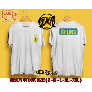 Kaos Ohlins Tshirt Baju Kaos Distro Pria Atasan Kaos Cotton Combed Kaos Racing Kaos Motor