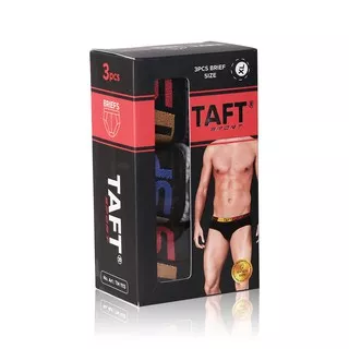 Taft - 3pcs Celana Dalam Pria Segitiga Cd Cowok Karet Boxer Besar TM 1113