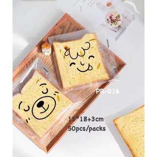 Plastik Roti Donut Cat / Plastik Pembungkus Roti / Plastik Kemasan Transparan