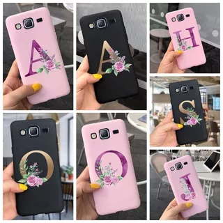 Samsung Galaxy J7 Core / J7 Nxt J701F /J7 Neo J701M Alphabet Letter Flower Silicone Case Samsung J7Nxt Duos J7Core Cover