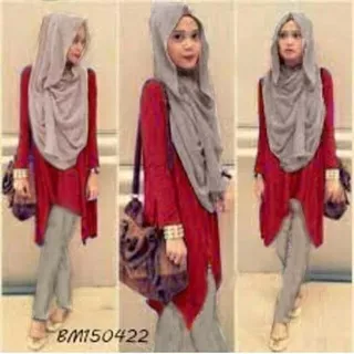 Hijab Peplum Tribal Set 3in1 DAN SARINAH