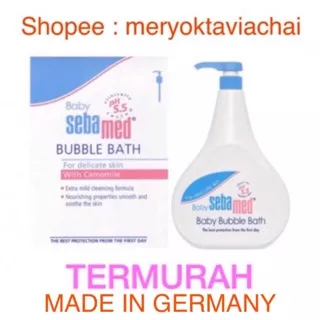 Sebamed baby bubble bath 100 G / 200 ml / 1000 ml Sabun Cair Sabun Mandi Anak FREE BUBBLE WRAP