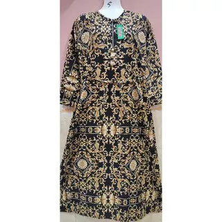 GAMIS KATUN JEPANG MOTIF SULTAN |GAMIS MURAH| |GAMIS TERKINI|