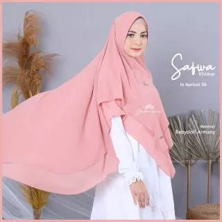 Khimar Safwa Armany by Jasmine - Khimar Polos PREMIUM High Quality - Khimar Ceruti Babydoll Armany