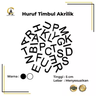 Huruf Timbul Akrilik /  Angka Timbul Akrilik / Huruf Akrilik / Angka Akrilik / Huruf Acrylic / Angka Acrylic