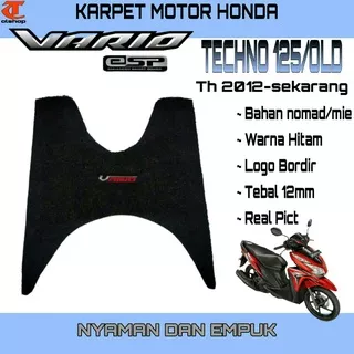 Karpet motor VARIO TECHNO125 OLD 2012 karpet vario 125 bohlam Pijakan motor VARIO TECHNO 125 OLD karpet mie bihun nomad