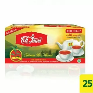 TEH JAWA Black Tea - Teh Hitam Celup isi 25 Bags