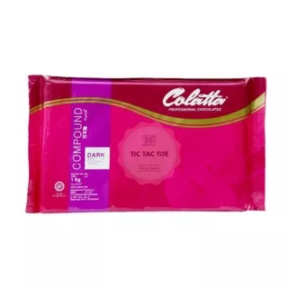 Colatta Dark Compound Coklat/Coklat Blok Dark 1kg HALAL (ED 24-09-2023)