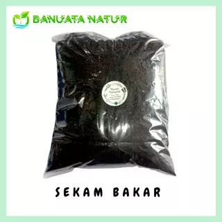 Sekam Bakar / Arang Sekam (isi 1 kg) - Media Tanam Berkualitas - Banuata