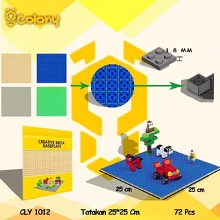 COLONY Tatakan Papan Alas Lego Blok Block Balok Bricks Tumpuk Building Set Mainan Anak Hobi Koleksi Model Kit