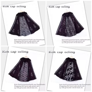 Rok cap Sogan Ima By SVJ Rok Sogan Batik Modern Klasik Rok Payung Batik Lawasan