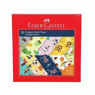 Origami Washi Paper 15 x 15 Animal Series Faber Castell