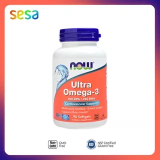 Now - Ultra Omega 3 Fish Oil 90 Softgels