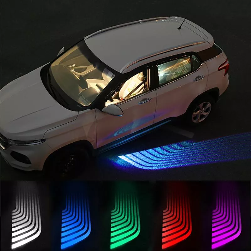 Angel Wings Car Welcome Light Automobile Decorative Shadow Light Projector Car LED Door Warning Lamps White/Blue/Red