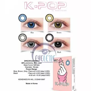 Exoticon X2 K-POP Big Eyes 16.00mm - KPOP Softlens