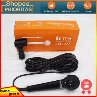 Mic TOA ZM-260 Dynamic Microphone Kabel Panjang