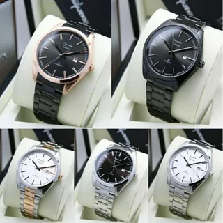 Jam Tangan Pria Alexandre Christie AC 8560 Rose Gold Hitam Original