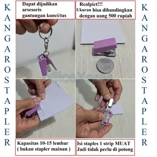 Stapler Mini / Staples Kecil / Staples Lucu / Staples Kertas / Stapler M 10 Kangaro