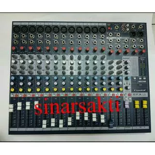 MIXER SOUNDCRAFT EFX 12 Mixer audio EFX12( 12 CHANNEL FULL ) BARU