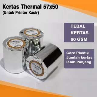 Kertas kasir /Kertas Thermal 58x50 / Kertas Kasir Roll Combo