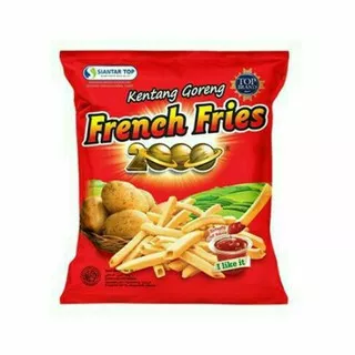 Siantar Top 62Gr - French Fries 2000 Snack Kentang