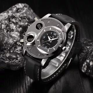 Jam Tangan Pria V8 Super Speed / Jam Tangan Pria Analog Luxury Quartz Casual Unik Keren Fashionable / Jam Tangan Style Militer Tali Silikon Terbaru Import High Quality / Military Masculine Accessories Trendy Fashion / Arloji Cowok Laki Laki Warna Hitam