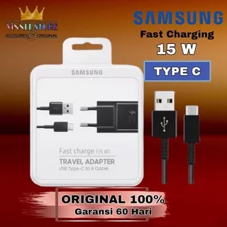 [ NOTE 8 ] Charger Samsung type C  15W Galaxy S10 S8 S8 Plus A5 A7 2017 Tipe C Fast Charging 2A