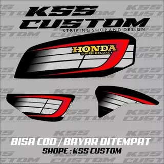 striping gl 100 custom variasi honda gl - striping honda gl 100 terbaru