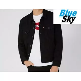 Jaket Levis Hitam Jaket Levis Pria Jaket Casual Jaket Denim Classic Jaket