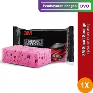 3M Smart Sponge / Spon Cuci Mobil - Size: 10 cm X 15 cm