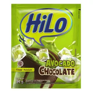 Hilo Avocado Chocolate 1 Renceng isi 10 Sachet