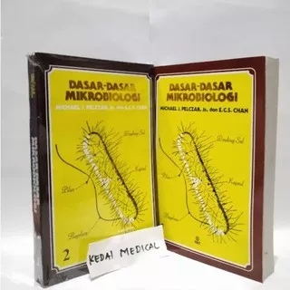 BUKU 1 PAKET DASAR-DASAR MIKROBIOLOGI JILID 1 DAN JILID 2 PELCZAR TERMURAH