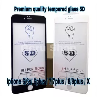 Tempered glass warna full 5D 4D/3D iphone 6 6plus 7 7plus 8 8plus X Xs Xr Xs Max 11 11pro 11 pro max