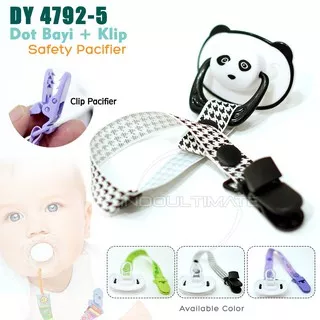 Empeng Bayi Karakter + TALI PENGAIT DY-4792-5 Empeng Dot Bayi Baby Safety Pacifier Empeng Bayi
