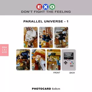 EXO - photocard [DON`T FIGHT THE FEELING] Parallel Universe - 1