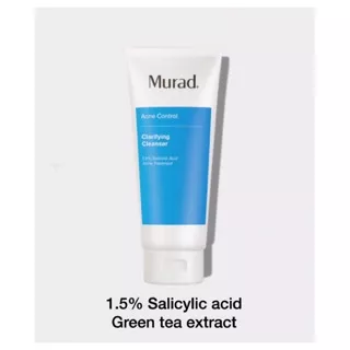 Murad Clarifying Acne Cleanser 200ml 135ml 60ml acne oily salicylic acid