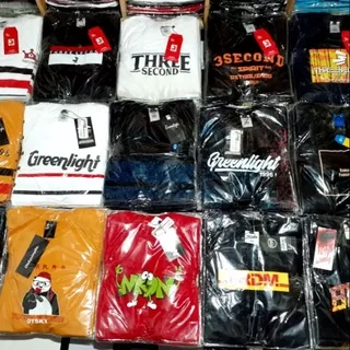 Grosir Paket Kaos Distro Bm Ori 12pcs, Paket Usaha Grosir Baju Distro Bandung Paket Jualan Kaos Pria