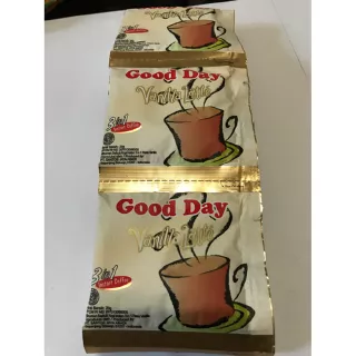 Good Day Coffee Rasa VANILLA LATTE 1 renceng isi 10 sachet | Putih Kopi Good Day Vanila Latte