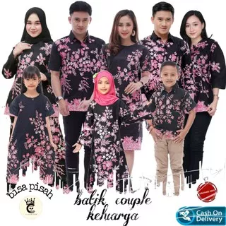 Baju Batik Couple Keluarga Modern Set Seragam Sarimbit Batik Couple Family Sragam Kemeja Kerja Dress Pesta Lamaran Kondangan Pasangan Ayah Ibu Dan Anak Laki laki Cowo Cowok Cewek Perempuan Kekinian Jumbo Busui Cibulan Pink Batik Pekalongan Murah Terbaru