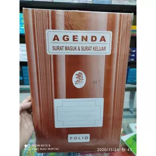 Buku Agenda Surat Masuk Dan Surat Keluar Folio